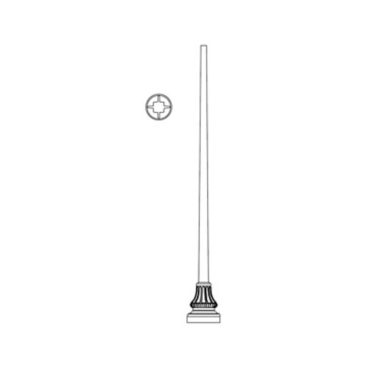 Pole (P5020), Round Tapered Pole