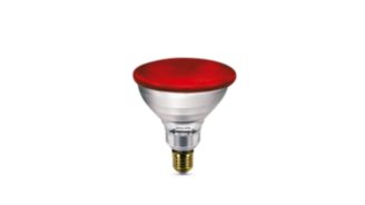 Ampoule Infrarouge Philips R125 150W E27 Rouge - Chauffage Alimentaire & Élevage