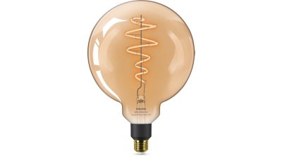 Smarte LED Filament-Kugellampe Bernstein 6 W (entspr. 25 W) G200 E27