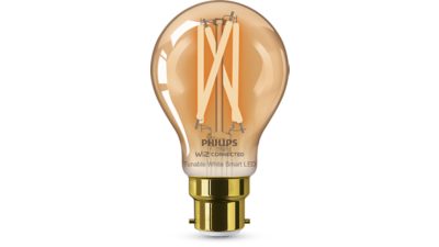 Smarte LED Filament Amber A60 B22