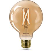 Smart LED Filament Globe amber 7W (Eq.50W) G95 E27