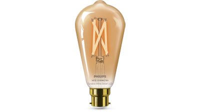 Έξυπνα LED Κεχριμπαρένιος λαμπτήρας νήματος 7W (Ισοδ. 50W) ST64 B22