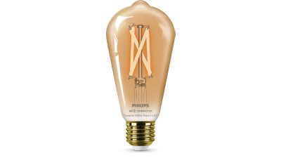 Smarte LED Filament-Lampe Bernstein 7 W (entspr. 50 W) ST64 E27 x2