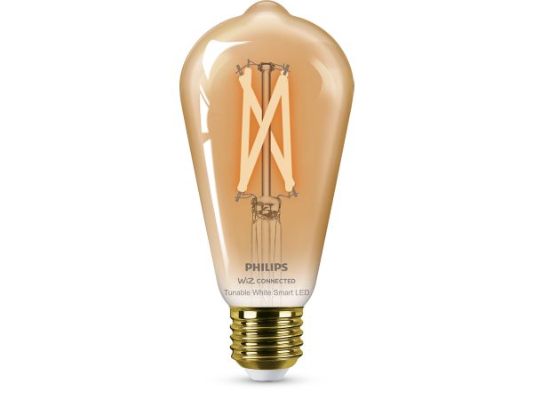 Smarte LED Filament-Lampe Bernstein 7 W (entspr. 50 W) ST64 E27