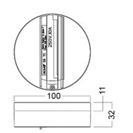 Dimension Drawing (without table) - ZRS750 3C BA WH (GA70-3)