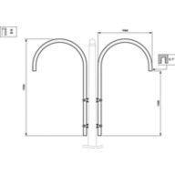 Dimension Drawing (without table) - JSP299 MBP-T 1000 60 RAL
