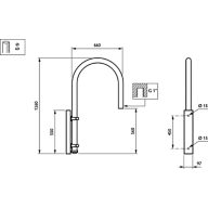 Dimension Drawing (without table) - JSP297 MBW 630 RAL