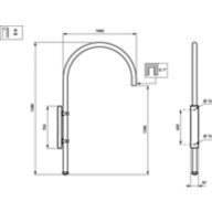 Dimension Drawing (without table) - JSP299 MBP 1000 60 RAL