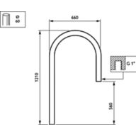 Dimension Drawing (without table) - JSP296 MBP-S 630 60 RAL
