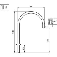 Dimension Drawing (without table) - JSP298 MBP-S 880 89 RAL