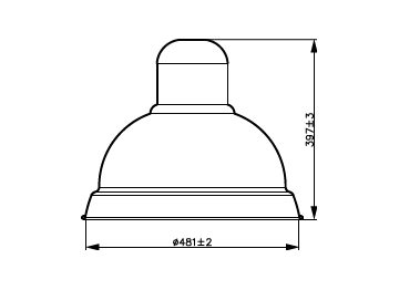ZCP461 Dome cover