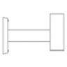 Arms, Wall Mount (PTW085)