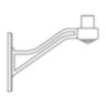 Arms, Wall Mount (PTW2380)