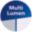 All in Multi Lumen Blue logo