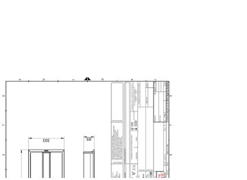 Dimension Drawing (without table) - RC430V LED37/830 W303L1210 PSD OC