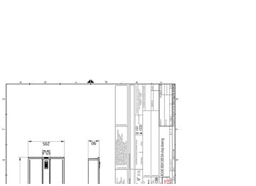Dimension Drawing (without table) - RC430X LED38/840 W30L120 SC15 OC U/D