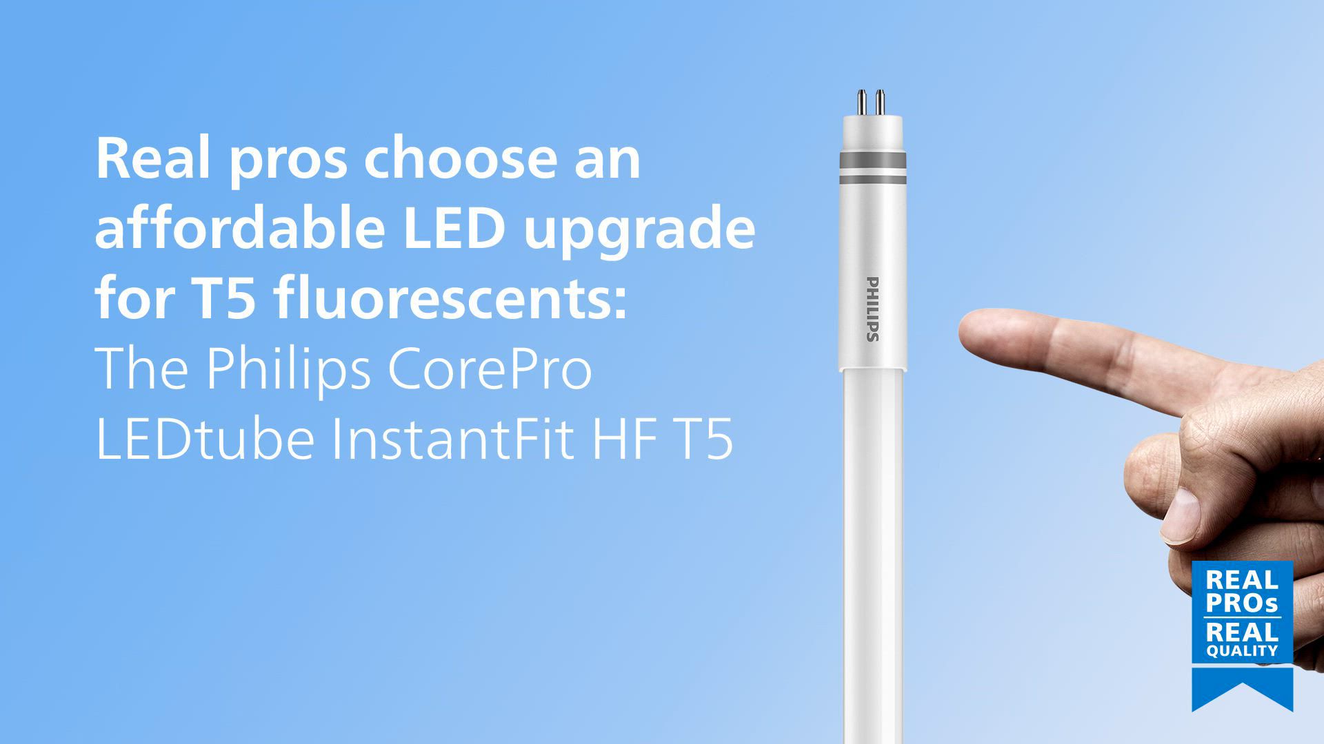 CorePro LEDtube InstantFit HF T5 10604264 Philips lighting