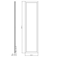 Dimension Drawing (without table) - RC160V LED37/940 W303L1210 PSU OC UVG