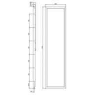 Dimension Drawing (without table) - RC160V LED39/865 W30L120 PSU OC 54 CPC