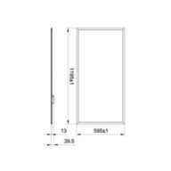 Dimension Drawing (without table) - RC160V LED60/865 W60L120 PSU OC 54 CAU