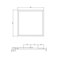 Dimension Drawing (without table) - RC160V LED39/840 W60L60 PSU OC 54 CPC