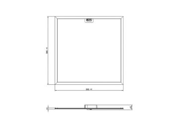 Dimension Drawing (without table) - RC160X LED39/865 W60L60 SIA