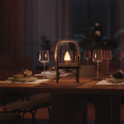 2 B39 E12 White and color LED candelabra bulbs | Philips Hue