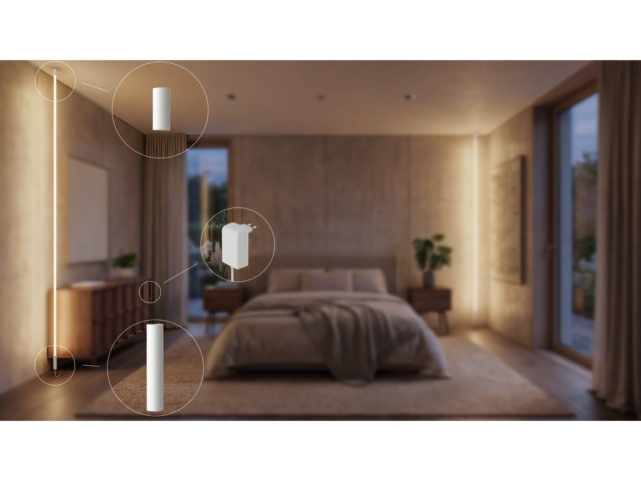 Liane 360° Indoor Rope Lights - 10ft Weight | Philips Hue