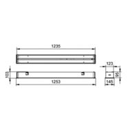 Dimension Drawing (without table) - RC570B LED40/840 L120W12 SD PSU