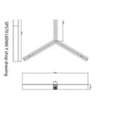 Dimension Drawing (without table) - SP570P LED60/840 L60W6 PSD Y