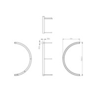 Dimension Drawing (without table) - SP570P LED82/840 D150W6 180 SD CRV PSD