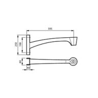Dimension Drawing (without table) - JSP670 MBP 1000 RAL