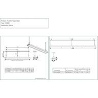 Dimension Drawing (without table) - SP680X2 LED34S 6500 PSU WH L120 S1