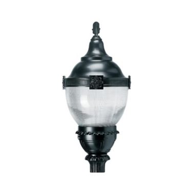 Hadco Refractive Globe Post Top with LumiLock LED GX5 (RL34/RL54