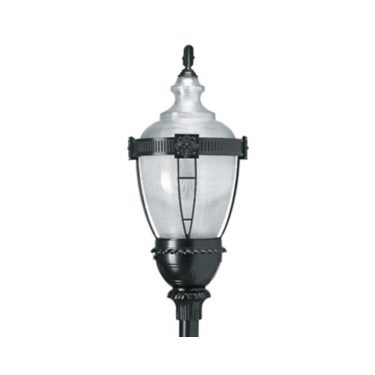 Hadco Refractive Globe Post Top with LumiLock LED GX5 (RL32/RL52