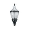 Refractive Post Top LED (RL32) Type III Narrow Body - GX5, No top reflector, Acrylic Roof, Short Optic, 80CRI 2700K, 100mA