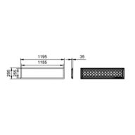 Dimension Drawing (without table) - RC037V LED33S/840 CLI W30L120 G3
