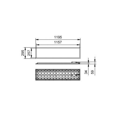 Philips SmartBright Direct-lit Panel RC048, 105 lm/W, 865 cool