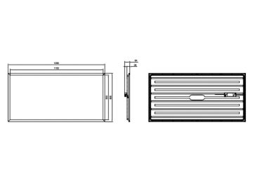 Dimension Drawing (without table) - RC048B+ LED60S/840 PSU W60L120 CPC GC G2
