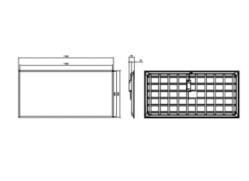 Dimension Drawing (without table) - RC048B+ LED60S/865 PSU W60L120 GC G2