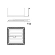 Dimension Drawing (without table) - RC055B LED40S/865 PSU W60L60 GM G2