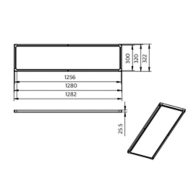 Dimension Drawing (without table) - RC091V LED50S/857 PSU W32L128 KR G2