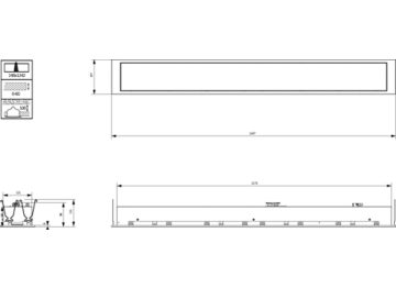  FLEXBLEND RECESSED, module 625 - 940 neutral white - Power supply unit with DALI interface - Plug-in connector 3-pole Wieland/Adels compatible