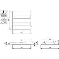 Dimension Drawing (without table) - RC340B 42S/940 PSD W60L60 PCV MLO W3W2