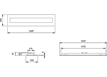 Dimension Drawing (without table) - RC342B 36S/940 DEIA W31L125 VPC MLO