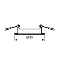 Dimension Drawing (without table) - RS155Z CFRM RND-FIX D68 WH