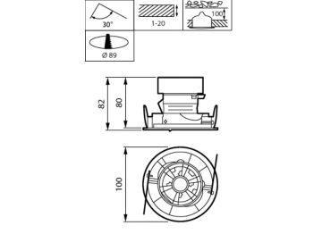 Dimension Drawing (without table) - RS321B 20S/PW940 DIA-E HMB WH