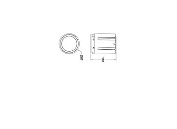 Dimension Drawing (without table) - RS378B P33 930 PSU-E NB M87
