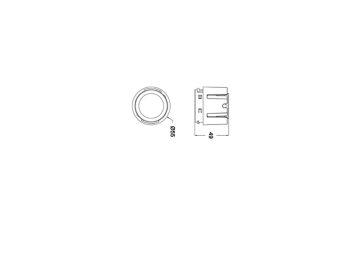 Dimension Drawing (without table) - RS378B P6 927 PSD-E WB M55