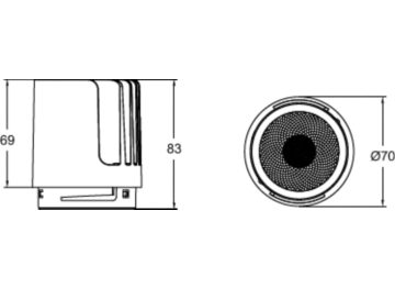 Dimension Drawing (without table) - RS378B P12 930 PSD-E NB M70 PRO
